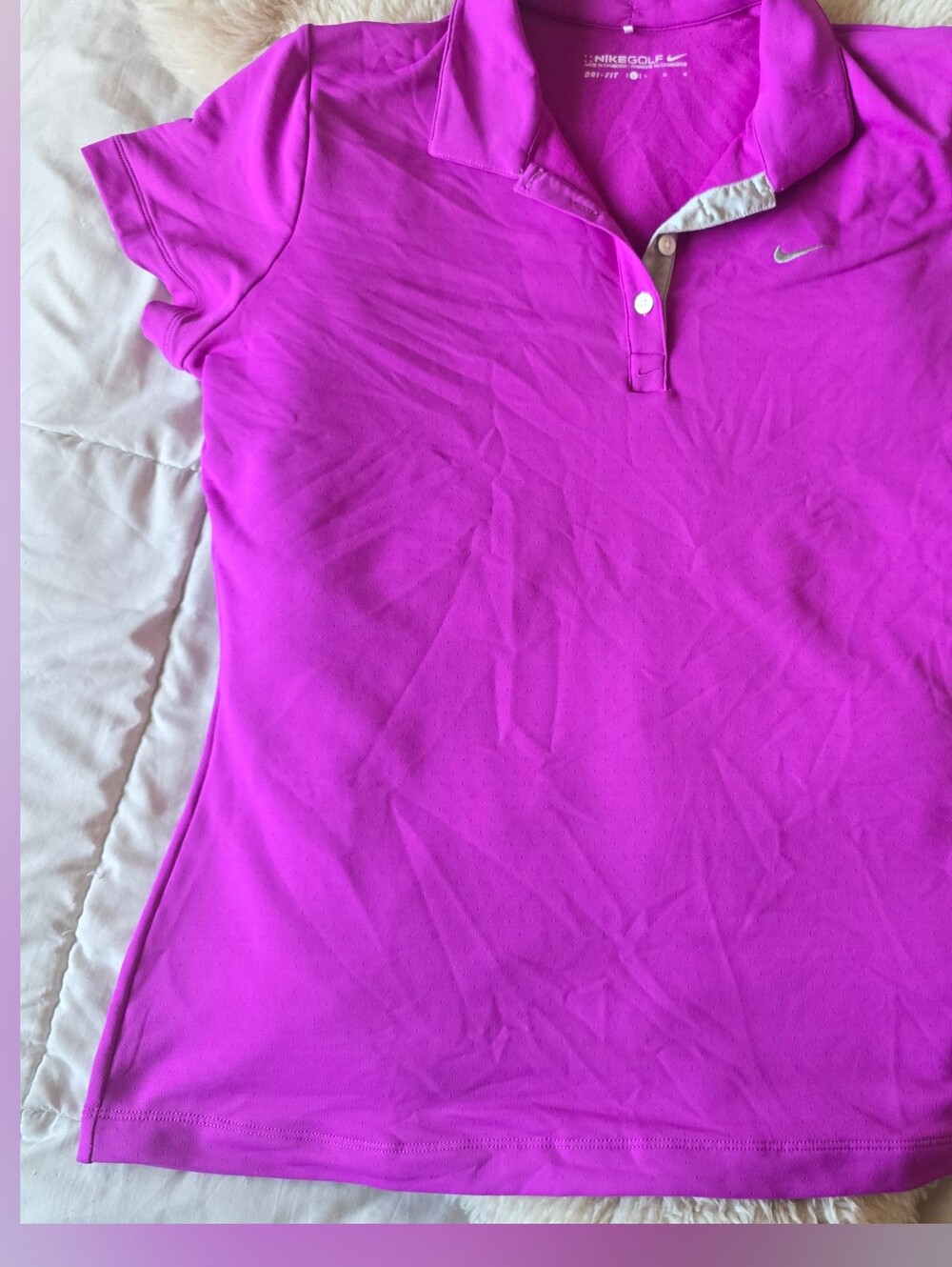 Nike Golf Women's Bright Magenta Polo Shirt